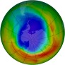 Antarctic Ozone 1991-10-25